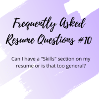 Resume answers 10