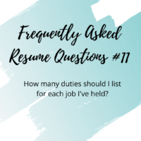 Resume answers 11