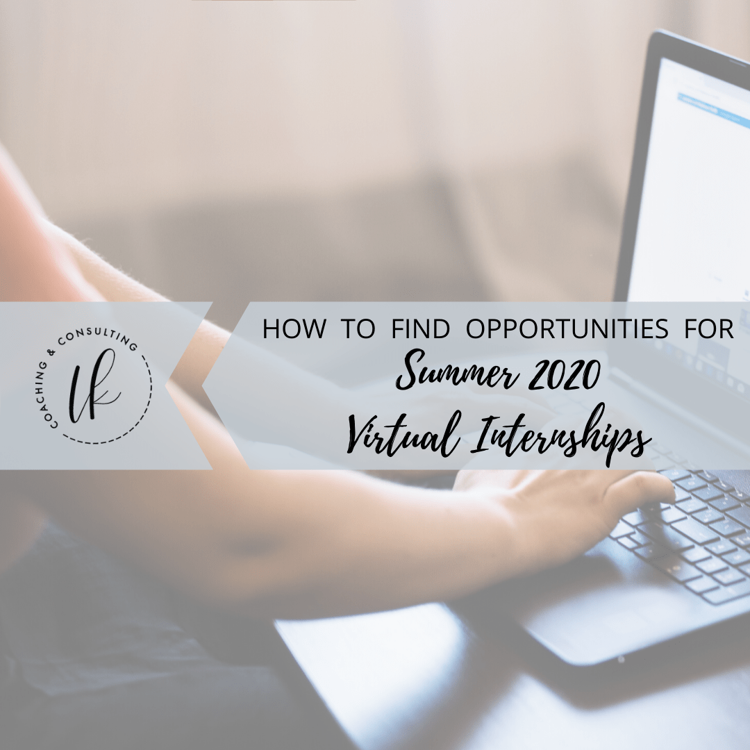 Summer 2020 Virtual Internships