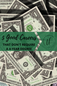 good careers that don't require university degrees 1