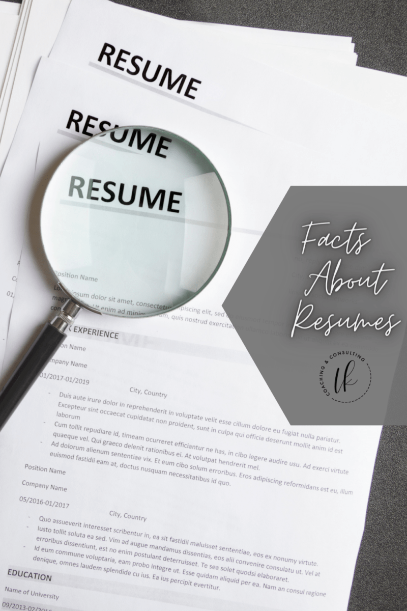 Facts About Resumes Loren Kelly Coaching