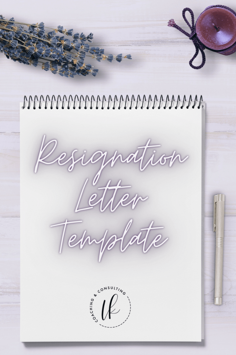 Resignation Letter Template 