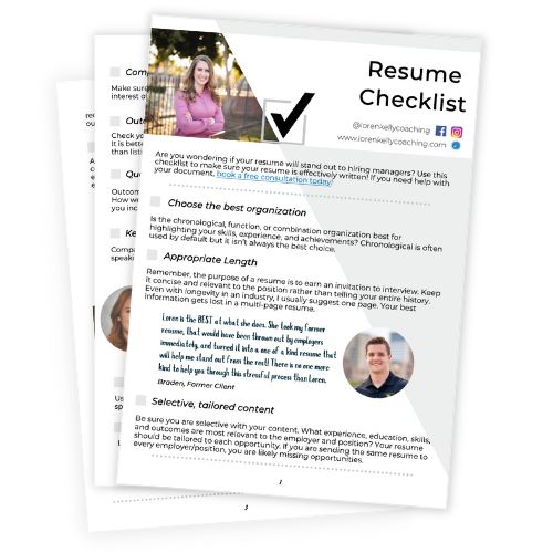 Resume Checklist Free Guide Preview