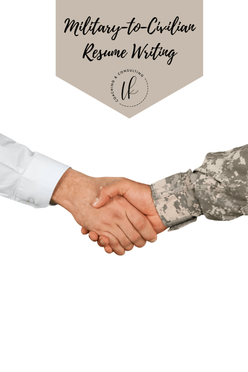 military to civilian resume writing 