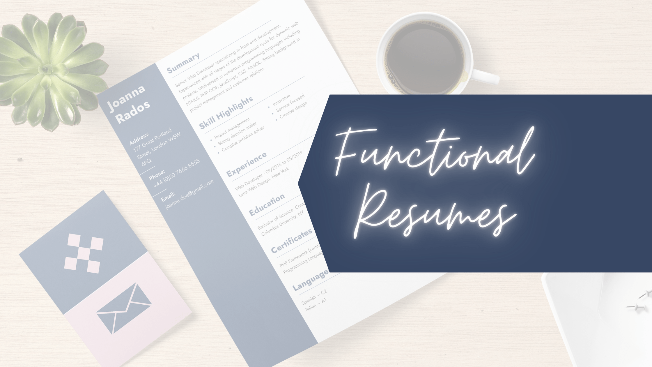 You are currently viewing Functional Resume Sample PDF